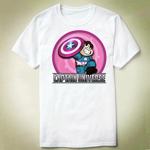 Steve Rogers and Steven Universe 个性    定制  T-Shirt T恤