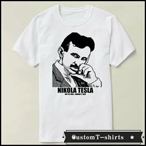 Nikola Tesla 尼古拉特斯拉 文化衫礼物男女 T恤T-shirt