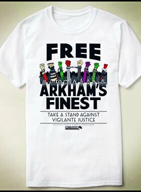 Free Arkham's Finest batman joker 文化衫DIY T-Shirt T恤 衣服