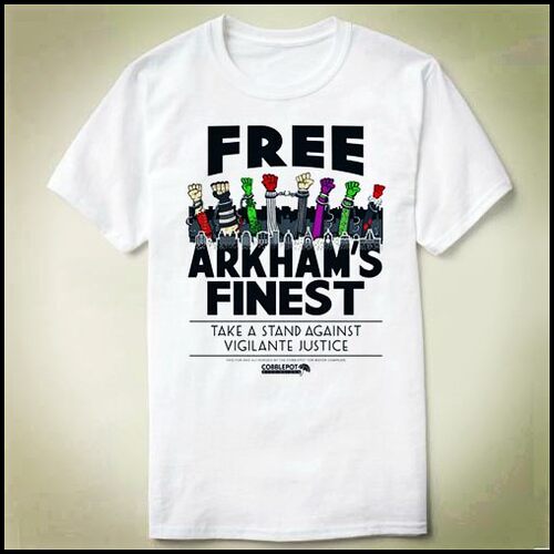 Free Arkham's Finest batman joker 文化衫DIY T-Shirt T恤 衣服