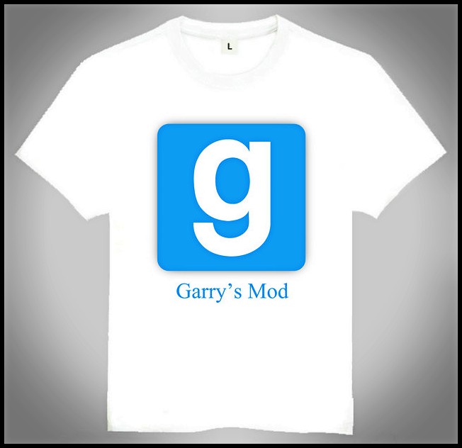 Garry's Mod T-shirt 盖瑞模组 T恤 欧美潮流T恤 G