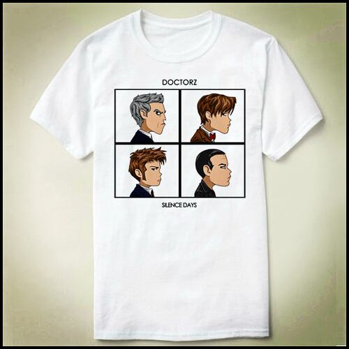 Silence Days Doctor Who 神秘博士  定制 DIY Tee T-Shirt T恤