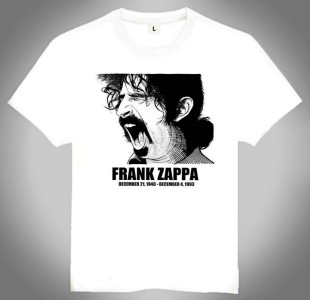 Frank Zappa T-shirt 名人T恤 弗兰克·扎帕 T恤 欧美潮流T恤