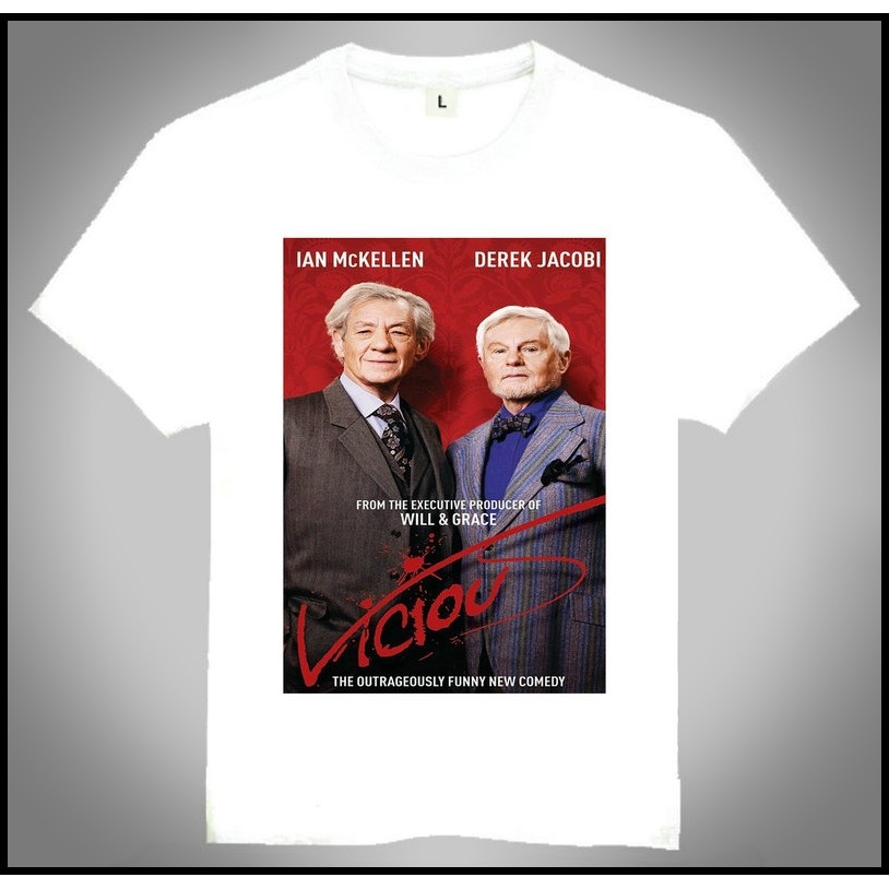 ViciousT-shirt白色短袖基老伴T恤订制T恤欧美潮流T恤上衣