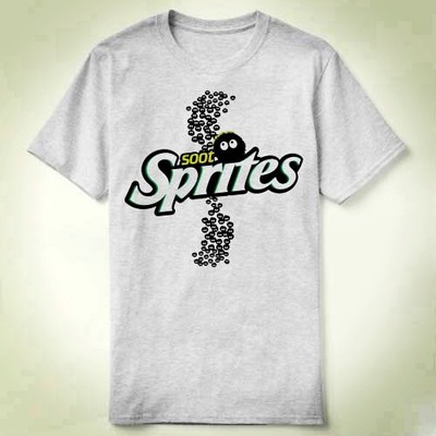 Ghibli Soot Sprites Chihiro  吉卜力 千与千寻  T-Shirt T恤