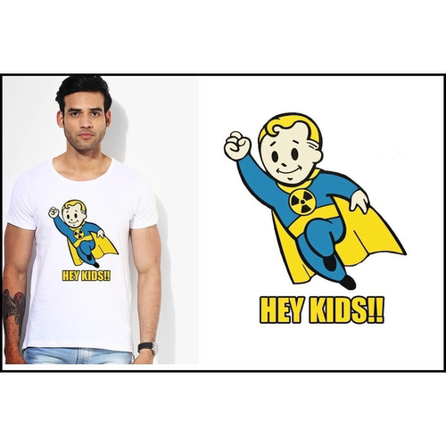 Fallout4vaultboy辐射4T-Shirt成人T恤班服上衣TEE圆领新款11