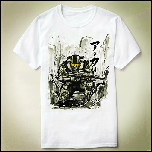 HALO Chief Tee Shirt光环士官长 圆领定制DIY定制T恤美x