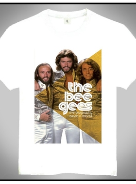 Bee Gees T-shirt 比吉斯乐队 T恤 欧美潮流T恤 白色比吉斯 T恤7