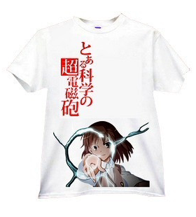 炮姐某科学的超电磁炮动漫T恤衣服来图可打底个性T恤