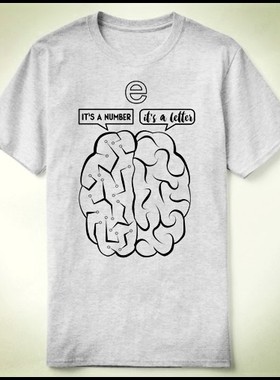 mathematics math maths 数学 euler number e  Tee T-Shirt T恤