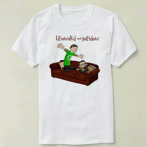 Calvin Hobbes Sheldon 生活大爆炸 Shirt T恤