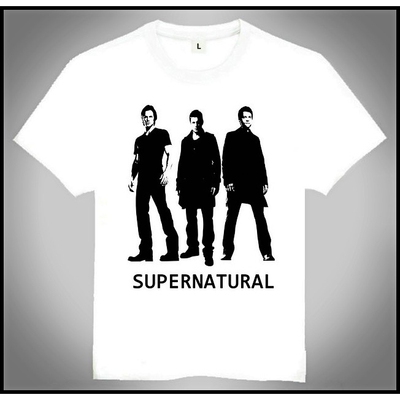 Supernatural T-shirt 邪恶力量 T恤 欧美潮流T恤 DIY短袖T恤
