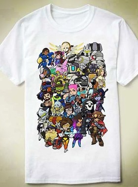 - 短袖 定制 儿童 Tee T-Shirt T恤 Overwatch Heroes守望先锋