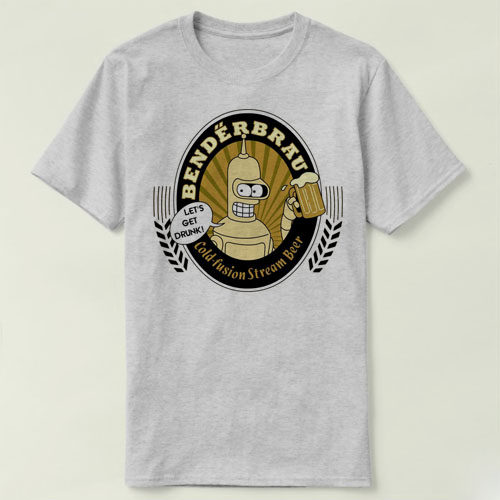 Bender beer  男女 T-Shirt T恤