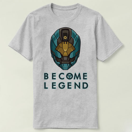 Become Legend Destiny Helmet 命运FPS VIDEO GAME Tee ShirtT恤