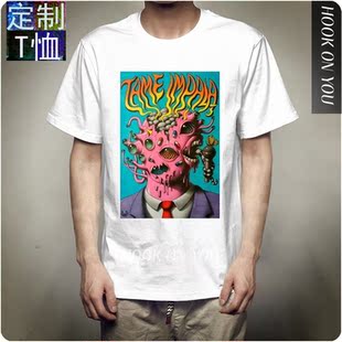 T-shirt 澳大利亚乐队tame impala驯服黑斑羚男士短袖T恤潮款
