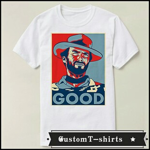 Clint Eastwood伊斯特伍德文化衫礼物男女美 T恤T-shirt