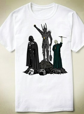 Lord Voldemort Sauron Darth Vader  Shirt圆领包邮定制T恤成人