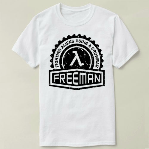 Half Life2半条命3 Tee-Shirt成人男女男女T恤DIY定制圆领  7