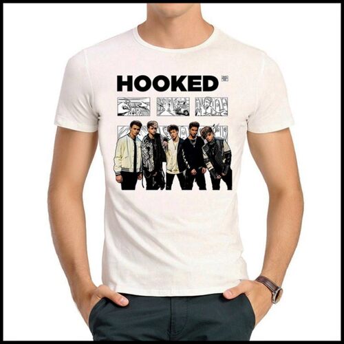 Why Dont We T-shirt 乐队Why Dont We T恤 白色 Hooked T恤 男女