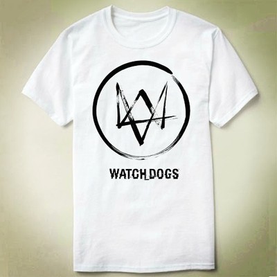 Watch Dogs 2看门狗2Tee Shirt圆领-定制电玩游戏T恤成人 6