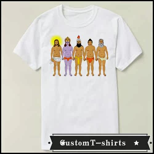 Jesus Krishna Muhammad Buddha Yahweh文化衫礼物 T恤T-shirt