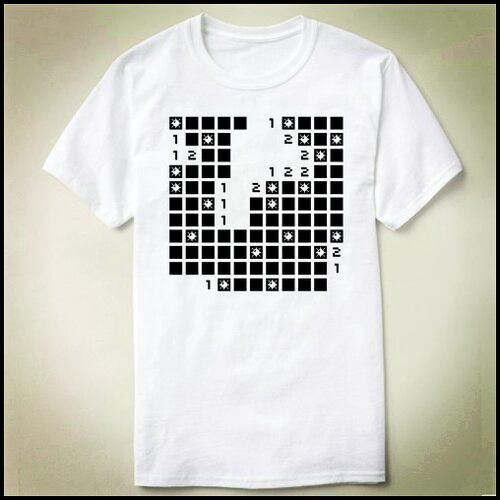 GEEKprogrammer极客程序员minesweeper上衣TeeT-ShirtT恤