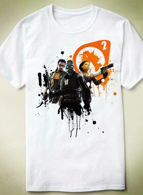 HalfLife2半条命3Tee-Shirt成人男女成人T恤DIY上衣圆领上衣4