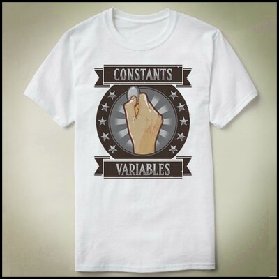 Constants And Variables Bioshock生化奇兵Tee Shirt圆领-T恤