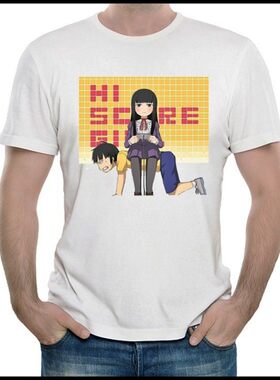 Hi Score Girl T-shirt 高分少女 T恤 白色 高分少女短袖T恤 男女