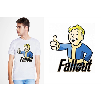 Fallout4vaultboy辐射4T-Shirt成人T恤班服上衣TEE圆领衣服22