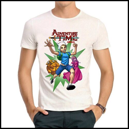 Adventure Time T-shirt 探险活宝 探险时光 T恤 潮流 T恤衫 男女