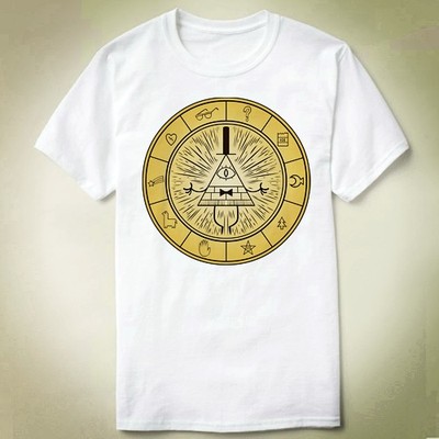 Gravity Falls 怪诞小镇 Bill Cipher包邮成人 Tee T-Shirt T恤 q