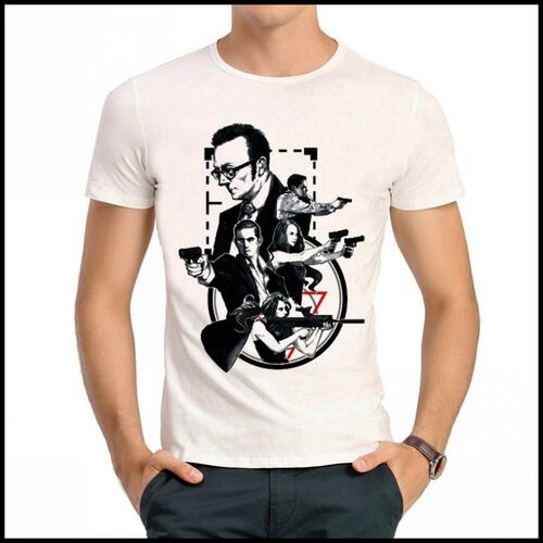 Person of Interest T-shirt 疑犯 疑犯追踪 T恤 短袖 白色T恤