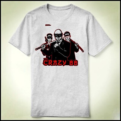 Kill Bill Quentin crazy 88 刘家辉 杀死比尔昆汀Shirt包邮T恤