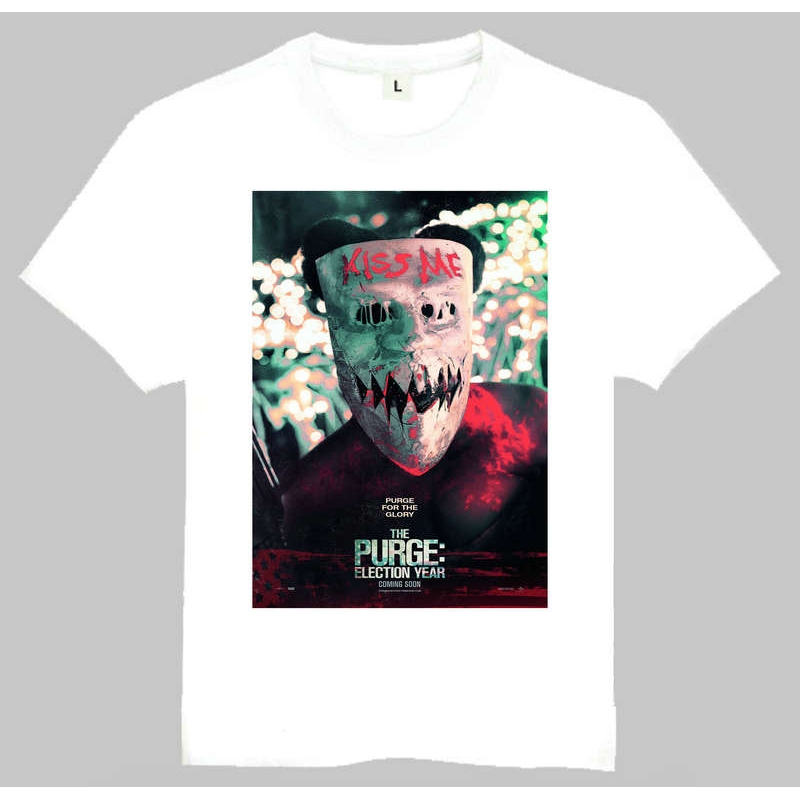 The Purge T-shirt 人类清除计划 T恤 订制T恤 潮流电影系列T恤8
