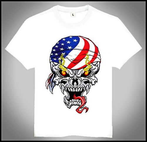 Skull T-shirt Be hacker 骷髅系列 T恤 订制T恤 潮流T恤