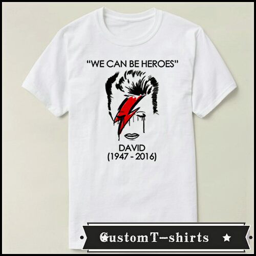David Bowie 大卫鲍伊 文化衫礼物男女成人  T恤T-shirt8