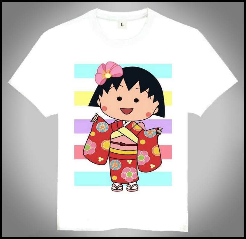 Chi-bi Maruko T-shirt 樱桃小丸子 T恤 欧美潮流T恤 动漫T恤