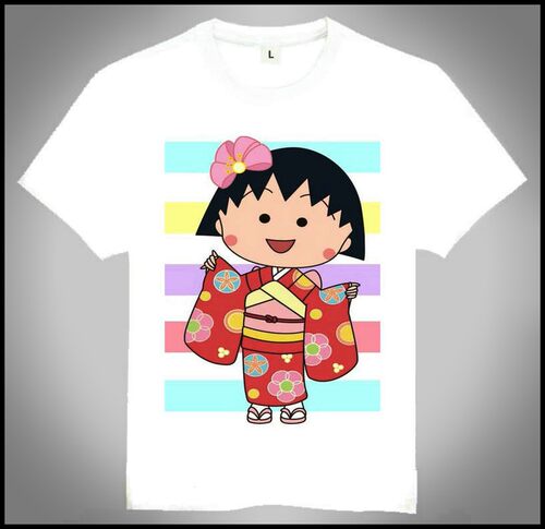 Chi-bi Maruko T-shirt 樱桃小丸子 T恤 欧美潮流T恤 动漫T恤