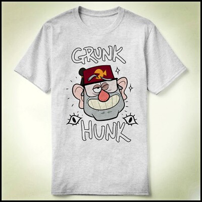 GravityFalls怪诞小镇GrunkHunk新款成人TeeT-ShirtT恤