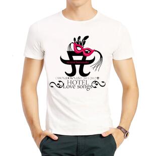 滨崎步T恤白色E标志印花短袖圆领流行衣服Ayumi Hamasaki T-shirt