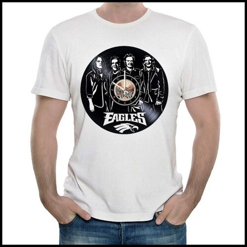 The Eagles T-shirt 老鹰乐队 T恤 白色 短袖 老鹰乐队 T恤 男女