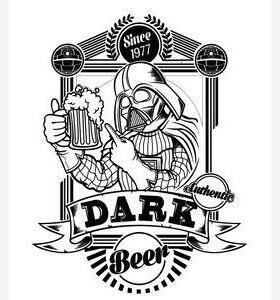 Darth Vader dark beer 达斯维达star wars星球大战 Shirt T恤