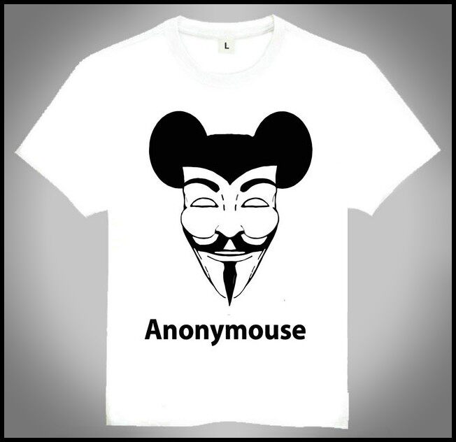 Anonymouse T-shirt Be hacker 骇客 黑客 T恤 订制T恤 潮流T恤