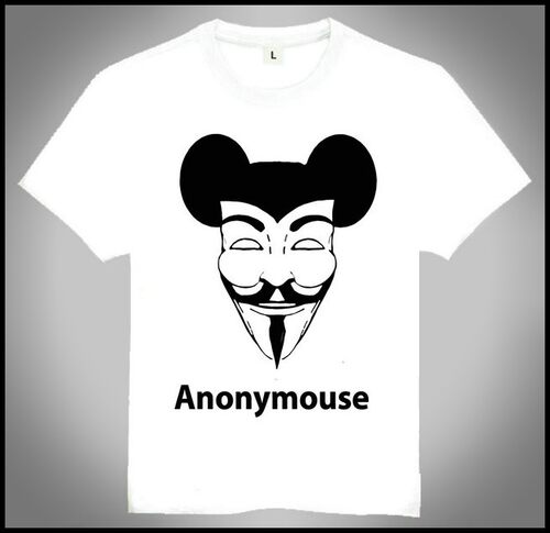 Anonymouse T-shirt Be hacker 骇客 黑客 T恤 订制T恤 潮流T恤