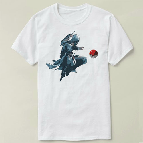 Assassin's Creed Pokemon刺客信条Tee Shirt圆领 定制T恤男女