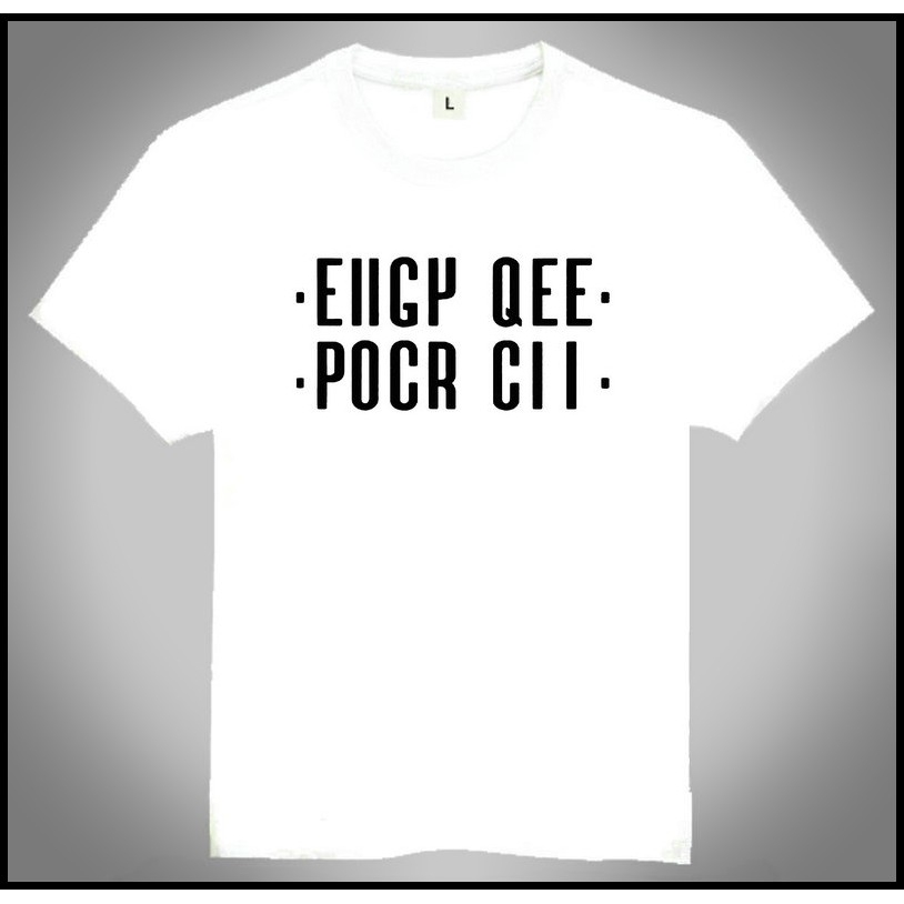 hidden f ck off T-shirt 隐藏字母 T恤 折叠 EIIGP QEE POCR CII