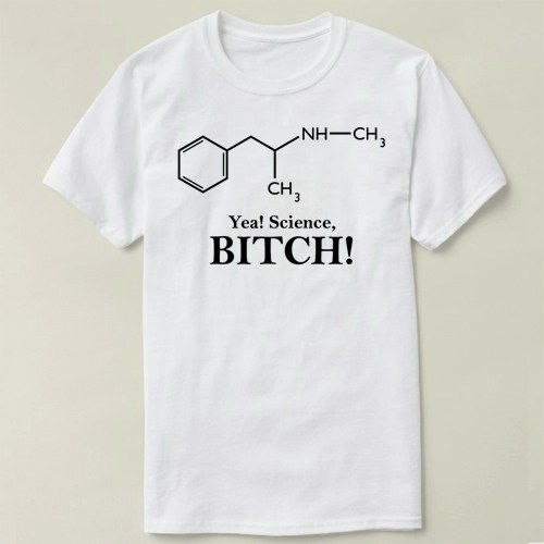 Chemistry 化学 Science Meth Chemical Structure T-Shirt T恤