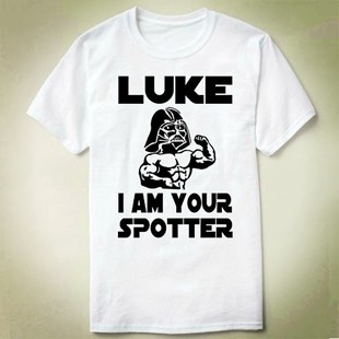 Star Wars Gym Luke I Am Your Spotter  DIY Tee T-Shirt T恤